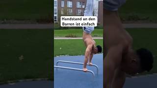 Üben macht den Meister😉✨ foryou calisthenics handstandpushup lsit muscleup fitness comedy [upl. by Linette936]