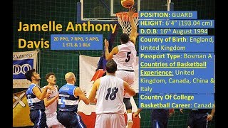 Italy Professional Highlights  Jamelle Anthony Davis 2017 [upl. by Sreip940]