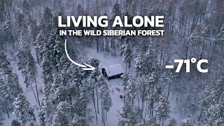 Living Alone in the Wild Siberian Forest for 20 years 71°C 96°F Yakutia [upl. by Zins]