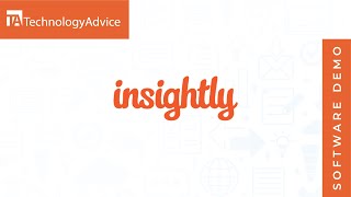 Insightly CRM Demo [upl. by Airalav]