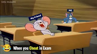 When you Cheat in Exam  Funny Meme  Edits MukeshG [upl. by Zoi809]