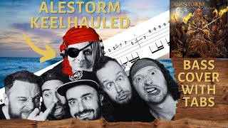 Alestorm  Keelhauled Bass Cover with tabs [upl. by Vil549]