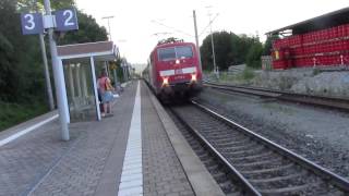 Gaildorf West mit ET 425  BR 111  nWagen  Bilder vom Bahnhof [upl. by Olenolin]