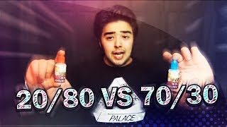 ELiquid 2080 vs 7030 PGVG  Comparación [upl. by Lorianne]