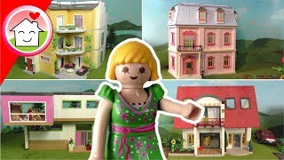 Playmobil Wohnhaus Puppenhaus Luxusvilla  Haustour von Familie Hauser für Kinder [upl. by Ivy]