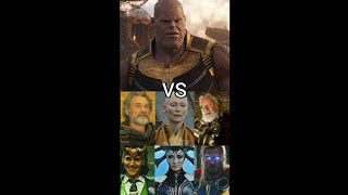 Thanos vs MCU Gods OdinEgoAncient OneThorHelaLoki [upl. by Alled408]