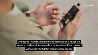 NewLegislationSingleUse Vapes Ban in England from June 1 2025 [upl. by Arihs]