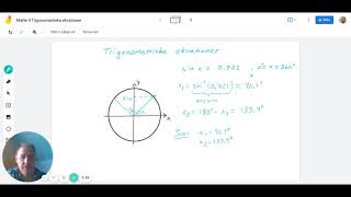 Matte 4 Trigonometriska ekvationer [upl. by Rimma]
