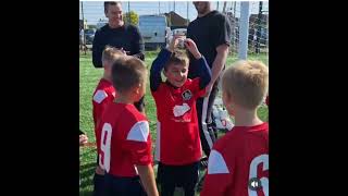 Kiyan lifting the trophy 🏆 football England 🏴󠁧󠁢󠁥󠁮󠁧󠁿 کیان فوتبال انگلیس [upl. by Ahsirtap]