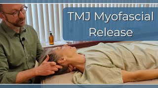 Deep TMJ and Cranial Myofascial Release Demonstration ASMR [upl. by Anomer]