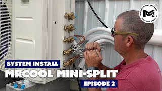 MRCOOL DIY MultiZone Mini Split  System Install  Ep 2 [upl. by Namqul849]