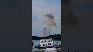 Explosionen im Chemiewerk Eckart  Brückelsee  Wackersdorf  2072024 [upl. by Aela]