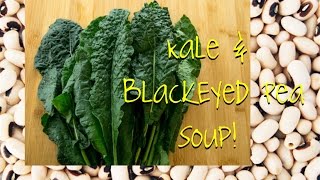 Kale amp BlackEyed Pea Soup Whole Food Plant Based [upl. by Iliam]