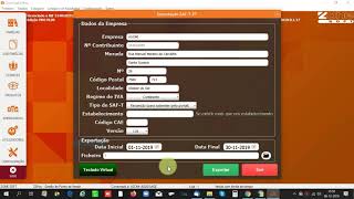 Como exportar o ficheiro SAFT no ZoneSoft ZSPos [upl. by Camellia]