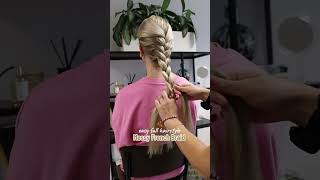 Makkelijke herfst haarlook  Messy French Braid Tutorial 🍂 [upl. by Ferrell]