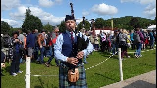 Reels Bagpipes Music 2018 Highland Games Birnam Highland Perthshire Scotland [upl. by Lenoyl]