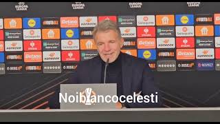 EuropaLeague DinamoKIev  Lazio 03 la conferenza stampa di Baroni [upl. by Telfer]