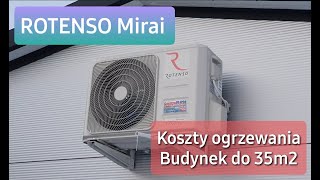 ROTENSO Mirai  koszt ogrzewania klimatyzatorem [upl. by Nellek826]