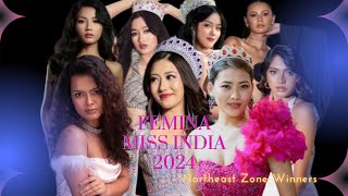 Femina Miss India 2024 Northeast Zone Winners feminamissindia [upl. by Ransom]