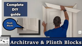 How To Fit Architrave and Plinth Blocks Around a Door Frame [upl. by Ax407]