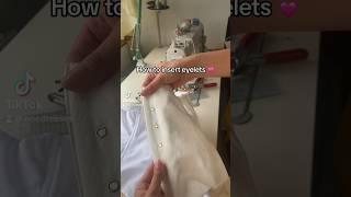 How to insert eyelets tutorial [upl. by Dorcia]