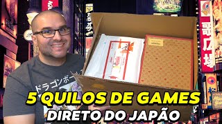 UNBOXING DE 37JOGOS E 2 CONSOLES DO JAPÃO  CAIXA COM 5 QUILOS [upl. by Cresida]