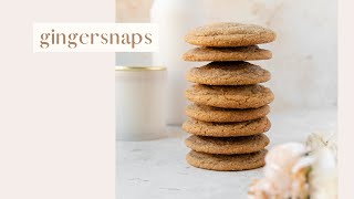 soft and chewy gingersnaps [upl. by Xxam]