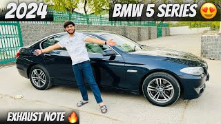 exhaust वाली  BMW 5 Series 520i Petrol 2024 🔥🚀 Tushar Arora [upl. by Aronel489]