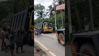 truck life  kerala road conditions 🫡 tipper tatatipper jcb [upl. by Nairret732]