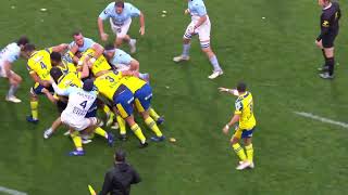 TOP 14  Essai de Bautista DELGUY ASM  ASM Clermont  Aviron Bayonnais  Saison 20232024 [upl. by Idnym]