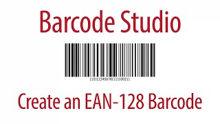 Barcode Maker Software  Barcode Studio [upl. by Cadmar]