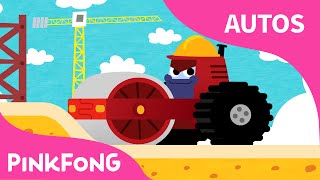 Camiones Super Gigantes  Autos  PINKFONG Canciones Infantiles [upl. by Nylime]