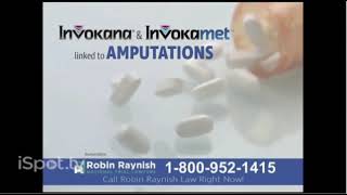 Robin Raynish Law Firm  INVOKANA Amputations Preventable 2018 [upl. by Amme]