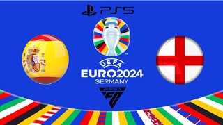 ESPAÑA VS INGLATERRA  FINAL EURO 2024 SIMULACION FC 24 PS5  SKARED [upl. by Yhtomot472]