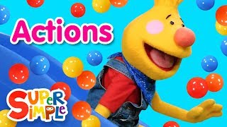 Super Duper Ball Pit  Action Words for Preschoolers [upl. by Etiuqram]