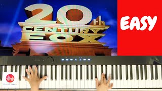 20th Century Fox Fanfare  Piano Tutorial amp Sheets [upl. by Kcor]