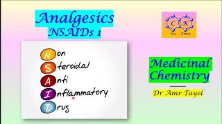 NSAID Analgesics part 1  Medicinal Chemistry  E  PDF 👇 [upl. by Madelena]