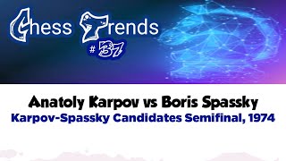 Anatoly Karpov vs Boris Spassky • KarpovSpassky Candidates Semifinal 1974 [upl. by Crista]