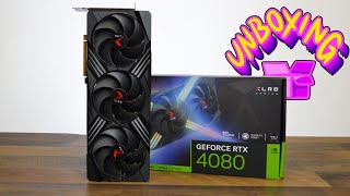 PNY XLR8 ARGB Gaming OC Verto RTX 4080 unboxing [upl. by Cyb]