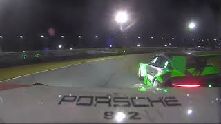 Porsche 912 night onboard 2020 Daytona 24 Hours [upl. by Leorsiy]