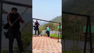 Rishikesh mein jhoola Swing Jhula 🛝😍 priyalkukreja shorts ytshorts [upl. by Ma]