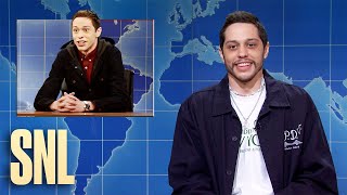 Weekend Update Pete Davidson Says Goodbye for Now  SNL [upl. by Uriel169]