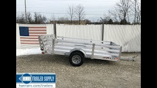 2018 Triton AUT1064 5 X 10 All Aluminum Utility Trailer [upl. by Aicenod]