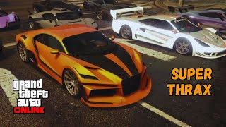 GTA V ONLINE CARRERA DE CIRCUITO CON EL SUPER THRAX [upl. by Anifesoj]