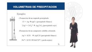 Volumetrías de precipitación   UPV [upl. by Brahear]