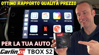 CARLINKIT Ai BOX S2 2024 RAPPORTO QUALITÀ PREZZO e hai la TV in auto CARPLAY e ANDROID AUTO WIRELESS [upl. by Mars294]