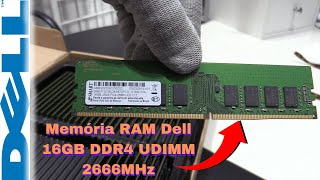 Memória RAM Dell 16GB DDR4 UDIMM ECC 2666MHz Genuína p Servidor T140 T130 R240 R230 R340 T340 R330 [upl. by Felecia]