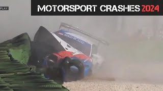 Motorsport Crash Compilation 2024 May Part 1 [upl. by Eintrok]