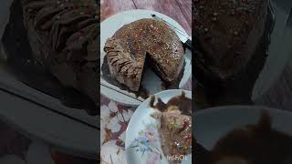 Creating amp Decorating Chocolate Sponge Cake for the First Time ElisasCookingRecipes [upl. by Cindee850]