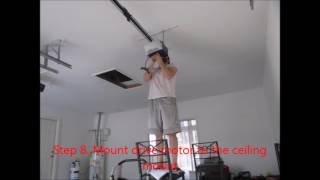 Garage Door Opener Install  How To [upl. by Thury175]